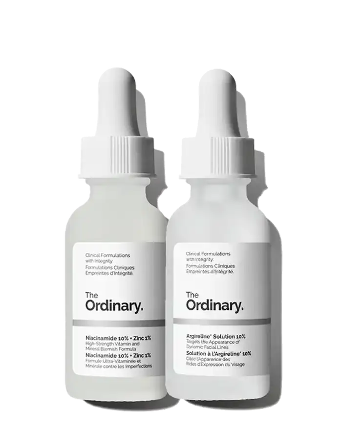 The ordinary argireline solution 10% and Niacinamide  Serum Togather