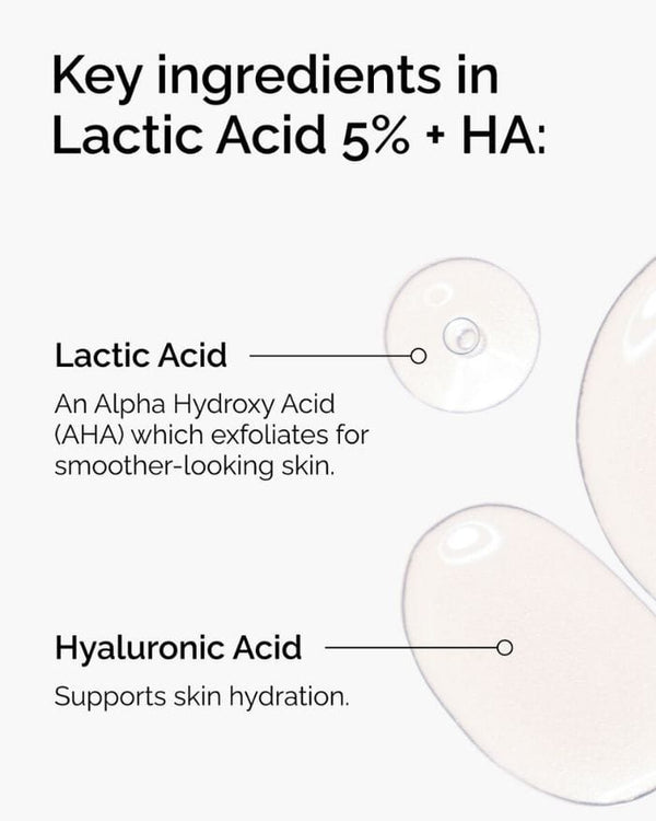 Lactic Acid 5% + HA 2% Superfacial Peeling Formulation