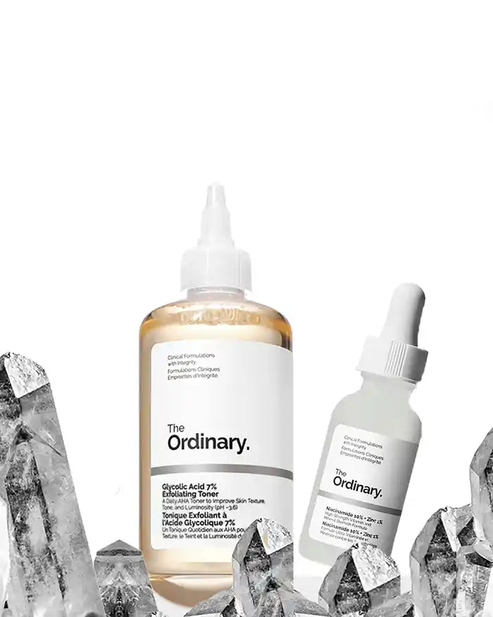 Set of Niacinamide 10% + Zinc 1% Serum & Glycolic Acid 7% Toner