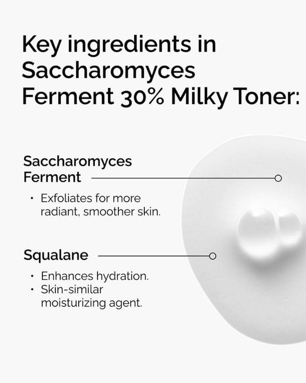 Saccharomyces Ferment 30% Milky Toner 100ml