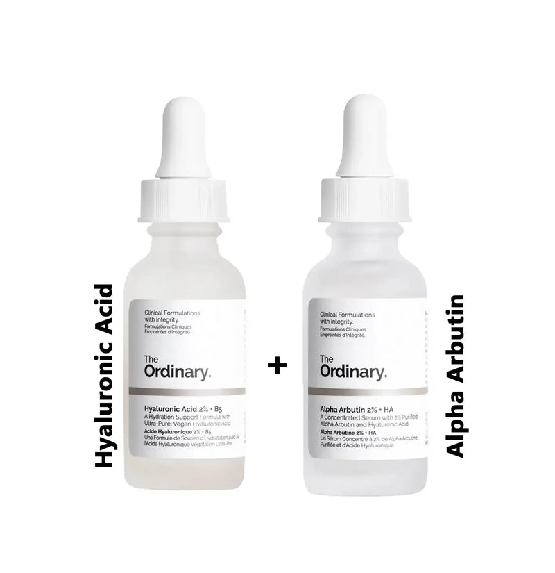 Hyaluronic Acid 2% B5 + Alpha Arbutin 2% HA Combo The Ordinary-Pakistan