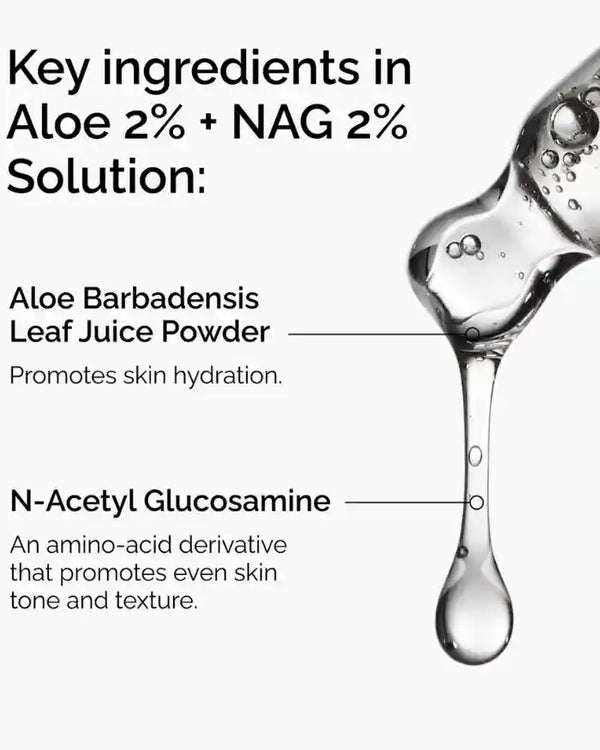 Aloe 2% + Nag 2% Solution Serum