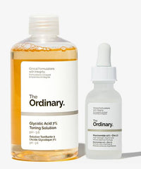 Niacinamide serum + Gycolic acid toner duo - The Ordinary - Pakistan