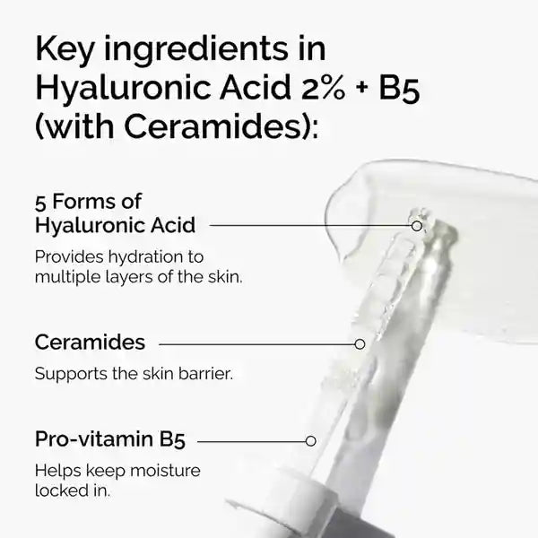 Hyaluronic Acid 2% + B5  (with Ceramides)
