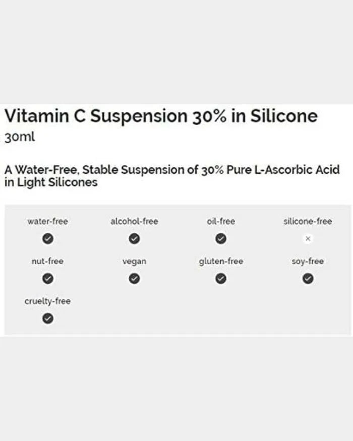 Vitamin C Suspension 30% in Silicone