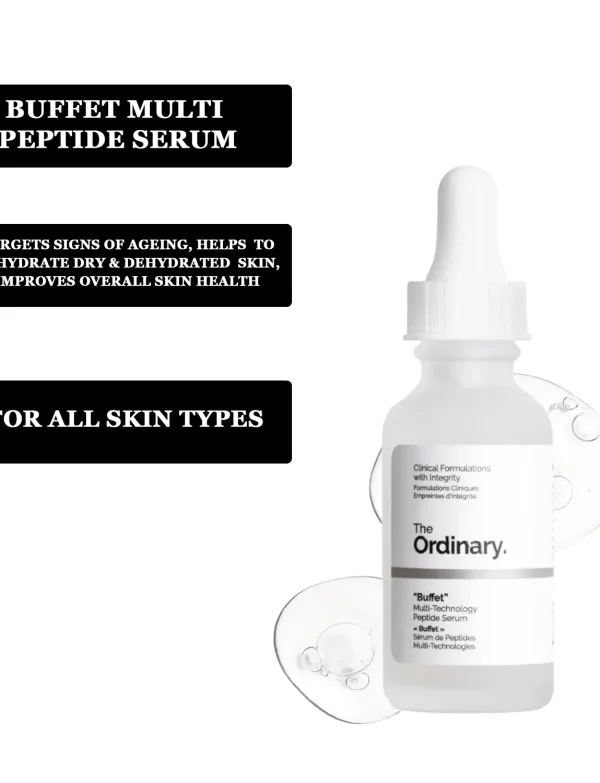 The Ordinary Buffet Price in Pakistan, This treatment improves multiple signs of aging at once with various anti-aging ingredients. It reduces fine lines and wrinkles, fades dark spots, hydrates, brightens, and promotes a firm, smooth texture.